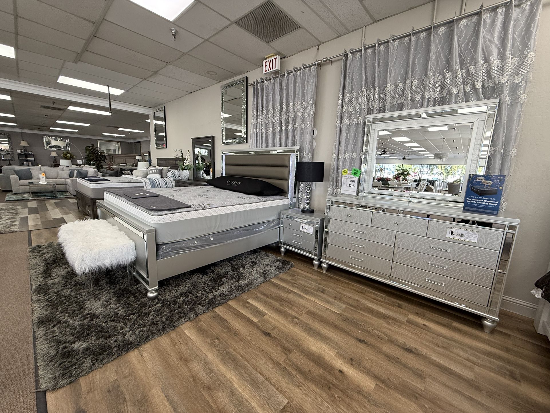 4 Pc King Bedroom Set