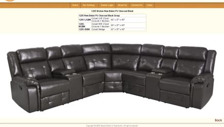 Nice reclainer sectional