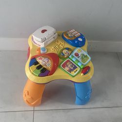 Walker ,  Activity Table  For Kids And Basket. 