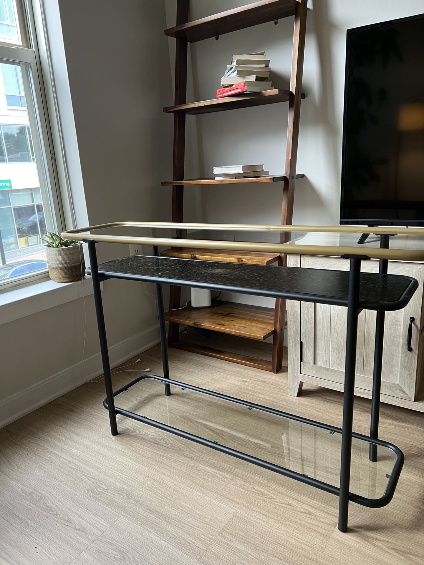 Three Tier TV Console/ Plant Stand/ Entry Table