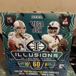 2024 PANIN ILLUSIONS NFL Football MEGA BOX NEW SEALED 60 Cards Exclusives Mint