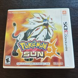 Pokemon Sun For Nintendo 3ds