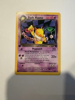 2000 POKEMON ROCKET 26 DARK HYPNO 1ST EDITION