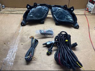 #B45 Fit 10-12 Coupe Smoked Fog Light With Switch Driver & Passenger Side Enhance Visibility 