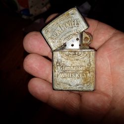 Old Zippo Lighter Jack Daniels