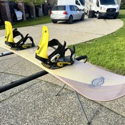 Sims Quest 160cm Snowboard with Drake bindings