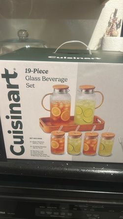 Cuisinart 19-Piece Glass Beverage Set