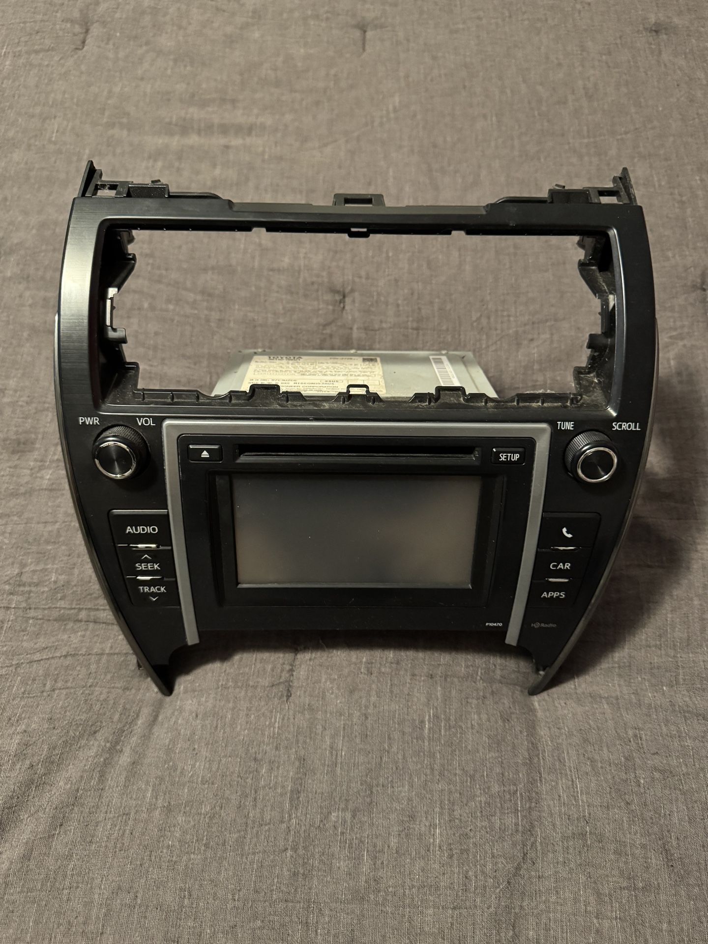 TOYOTA CAMRY OEM FRONT NAVIGATION RADIO STEREO SCREEN HEADUNIT 12-14