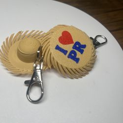 Puerto Rico “I Love PR” Keychain