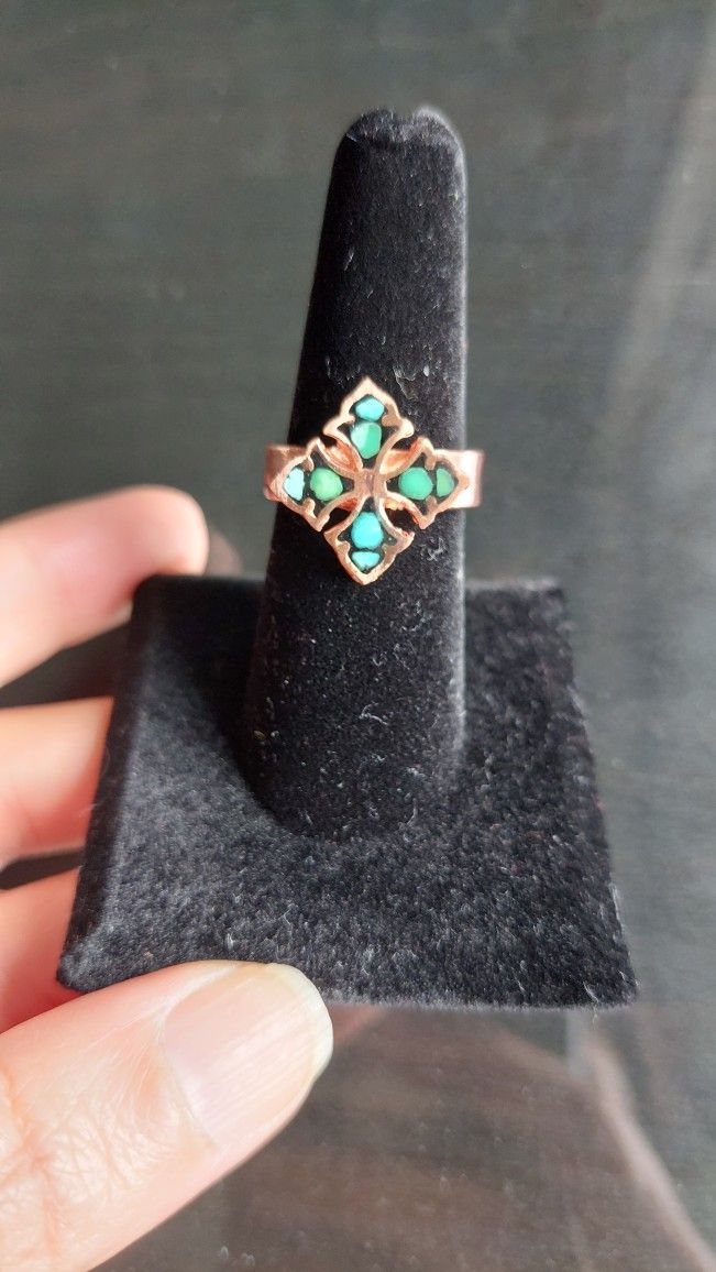 Brand New Hand Turquoise Ring