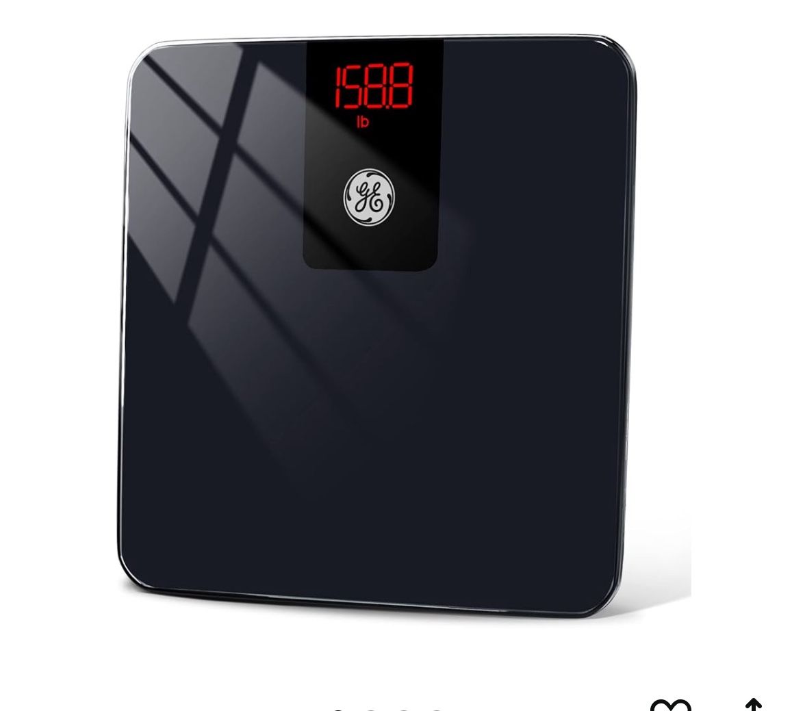 Digital Smart Bathroom Scale - Accurate Bluetooth Body Weight and BMI - Electronic Black Scale, 400lb Capacity