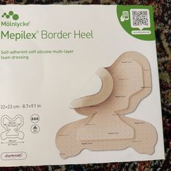 Mölnlycke Mepilex Border Heel Dressing – 10 Pack (22 x 23 cm)