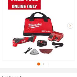 M18 FUEL 18-Volt Lithium-Ion Cordless Brushless Oscillating Multi-Tool with 5.0 Ah Battery 