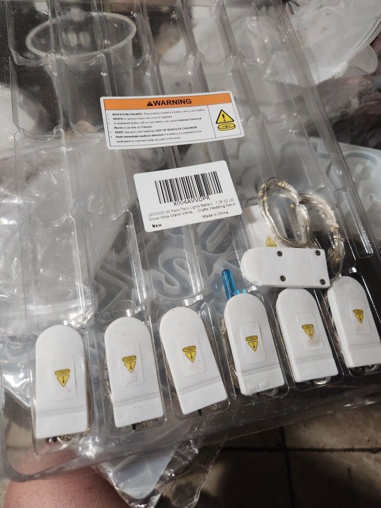 8 Pack Of Left Over Fairy Lights 