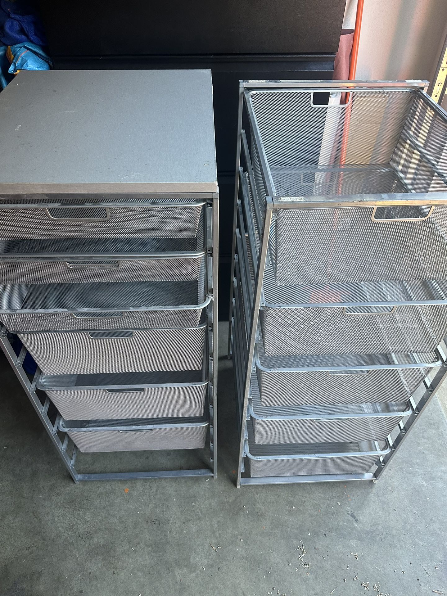 Metal Drawers Shelves