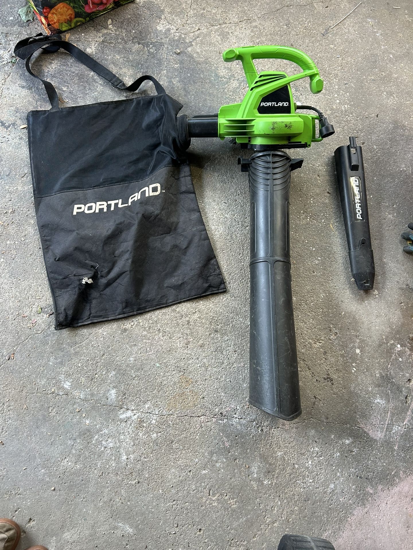 Portland Blower Leaf Vac Mulcher