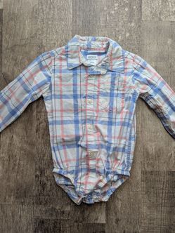 Baby Boy Carter's Plaid Bodysuit