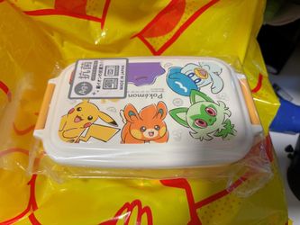 New in bag Pokemon Center Original 1 Tier Lunch Box / Pokemon Circle Yellow Single Tier Bento box   • Authentic Pokémon lunch box from Japan, compact 