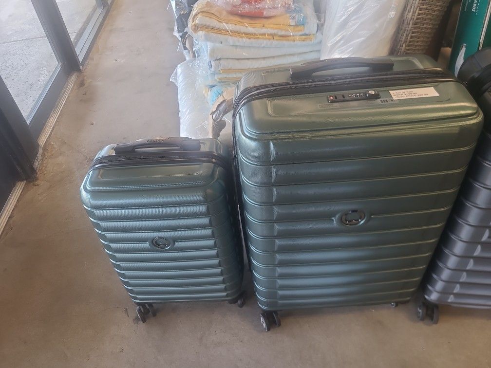 Delsey 2 Luggage Set With Combination Lock