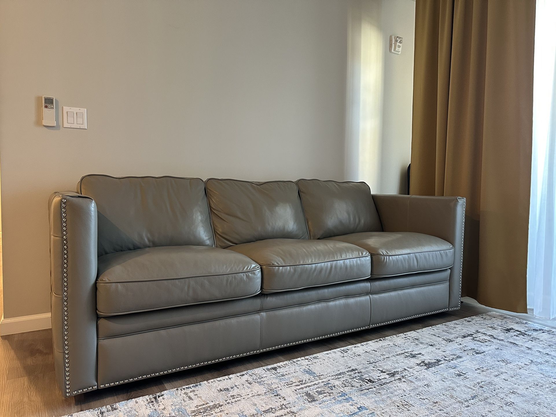Leather sofa