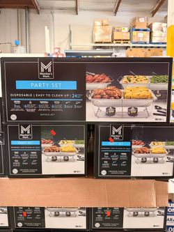 Members Mark 24 Piece Disposable Party Set Brand New In Box Only $19.99