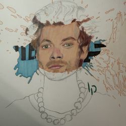 Harry Styles Splash Art