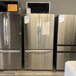 LG Counter Depth French Door Refrigerator And Over The Range Microwave 🔥