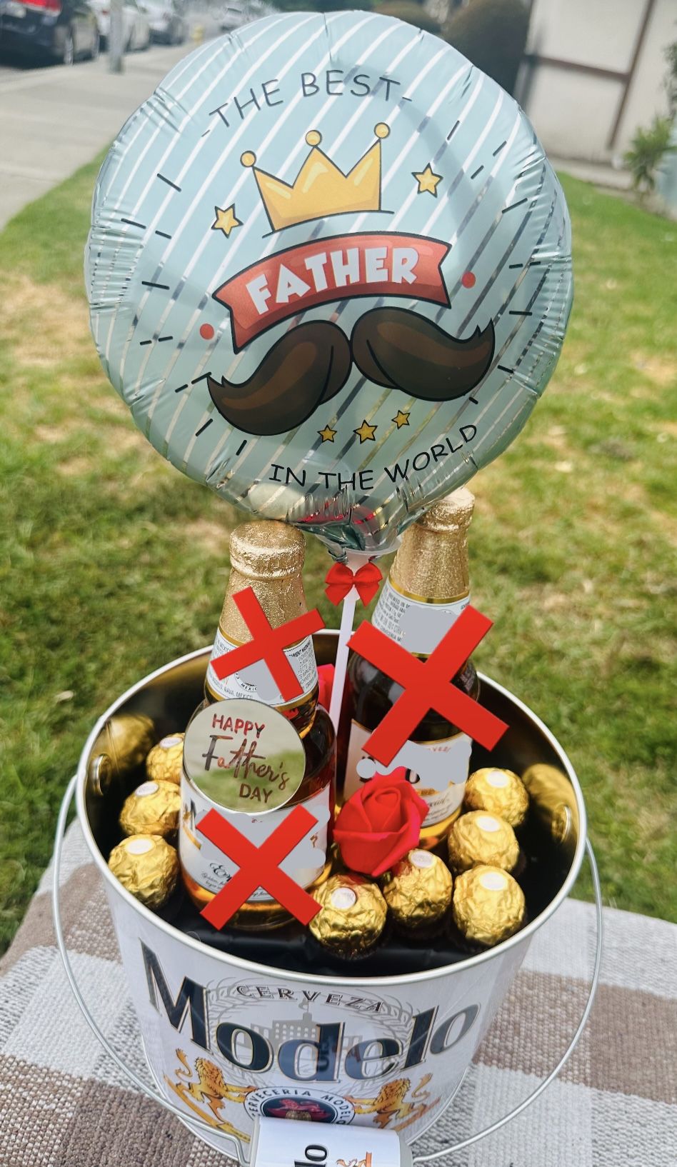 Father’s Day Gift Bucket – Beer Lover Theme 🍻 (No Alcohol)
