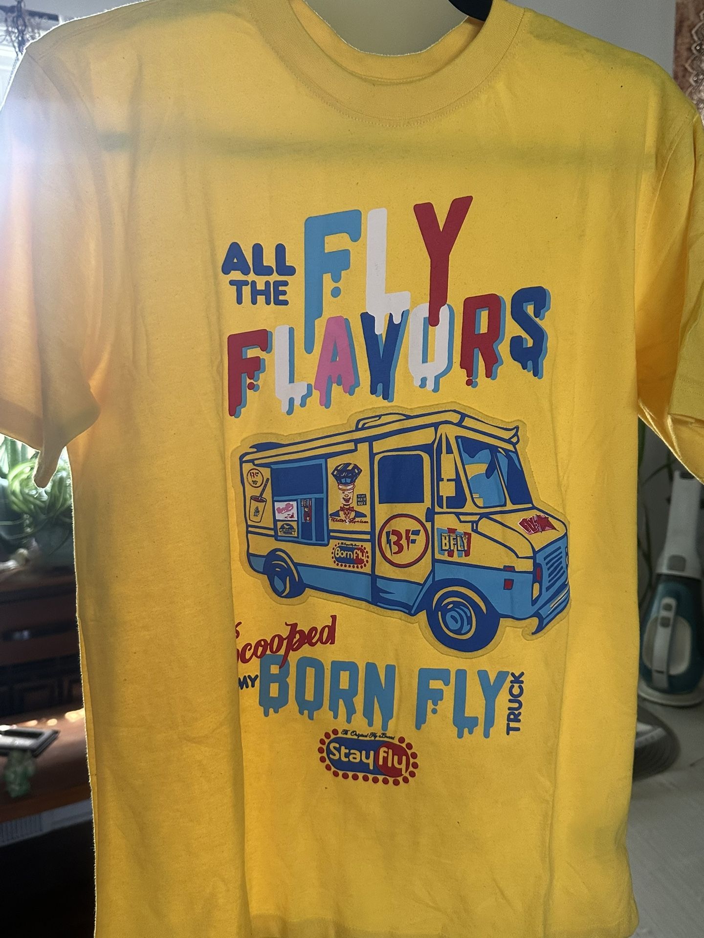 Born Fly Yellow Graphic T-Shirt