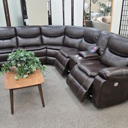 Electric Reclining Livingroom Furniture Sectional Couches Sofa Only $39 Down 