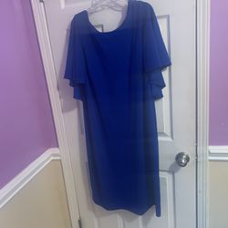 Size 22 Calvin Klein Dress- Blue