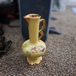 Vintage Pansy Vase