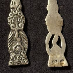 Silver Set Of 3 Little Silverware Set