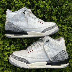 Size 6.5y 8w - Jordan 3 Retro Mid White Cement Reimagined