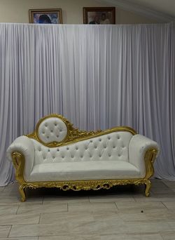 Baroque Style Chaise Lounge Sofa