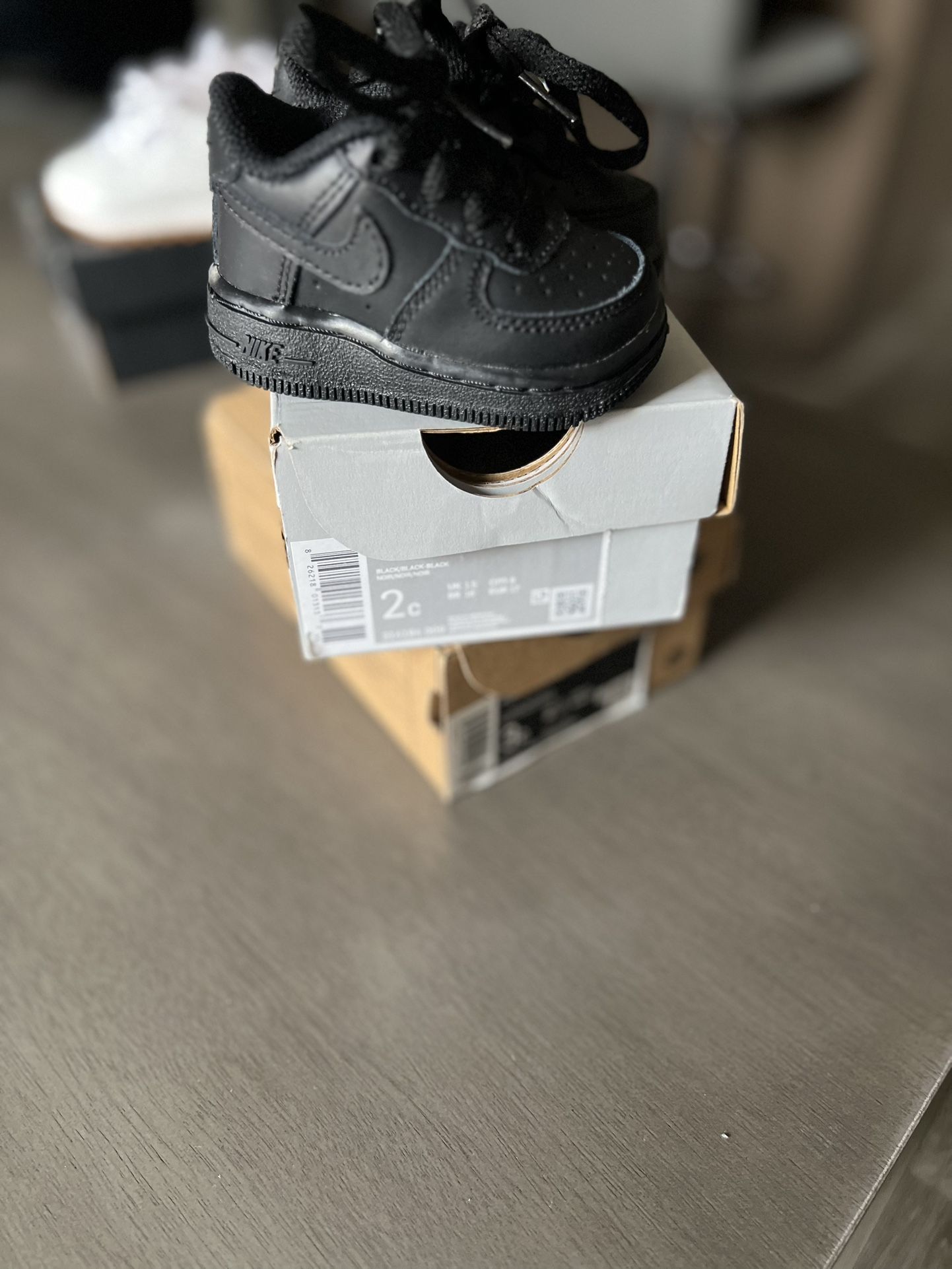 black air force ones for kids