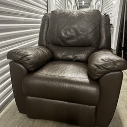 Recliner Brown Leather Manual OFFERS WELCOME