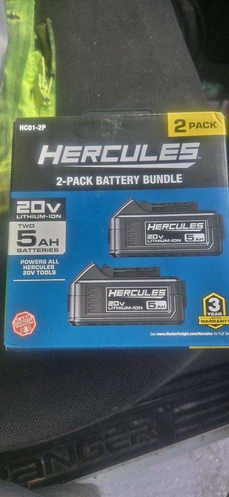 Hercules And Bauer 20v Batteries