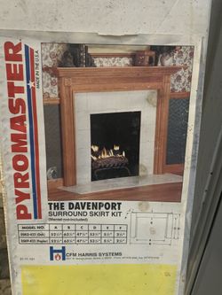 Brand new fire place cover
