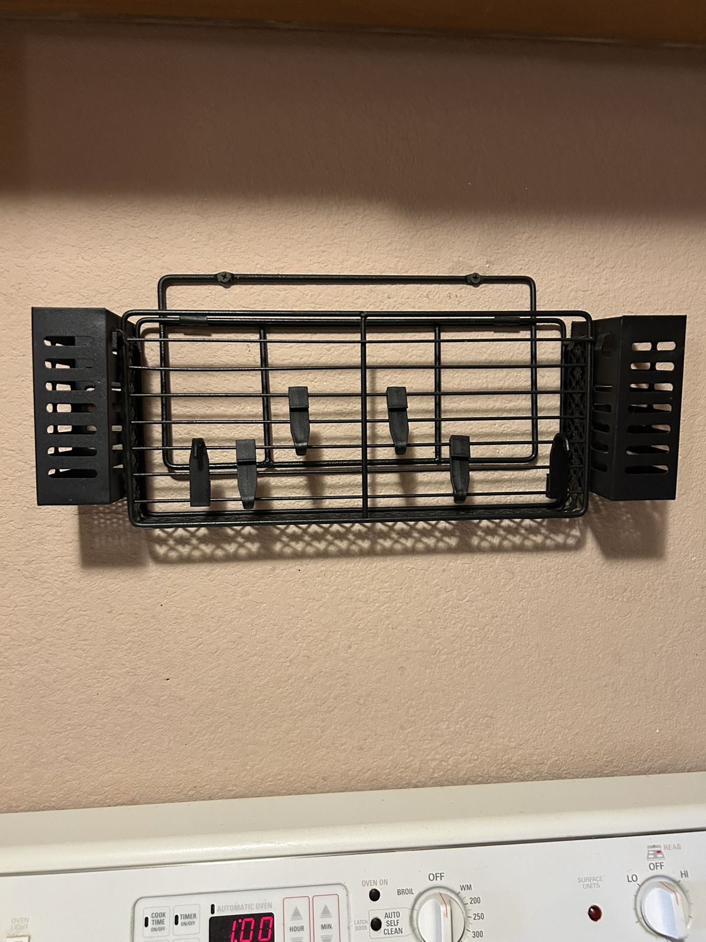 Black Metal Spice Rack