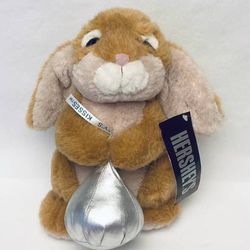 KB Hershey’s Kiss bunny rabbit plush toy 1997 stuffed animal tan brown