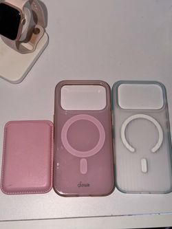 iPhone 17 Pro MagSafe Case Bundle + Matching Pink Magnetic Wallet