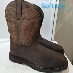 Ariat Soft Toe Work Boots Size 8EE