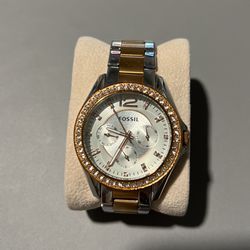 Fossil 2 Tone Watch