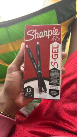 Sharpie S-Gel Pens 12-Pack Black Ink