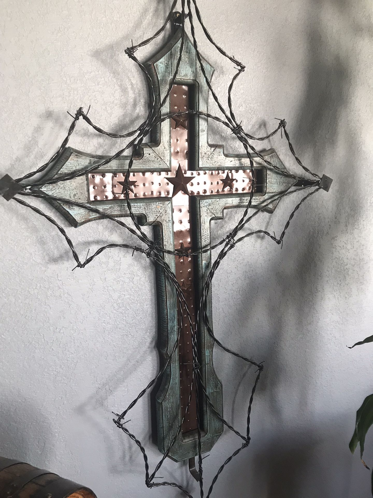 Rustic Metal Cross