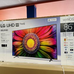 86” LG UR80 4K UHD Smart Tv 
