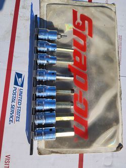 Snap on metric allen socket set 3/8 dr