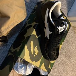 The Bathing Ape Bape Sta #2 Black Patent