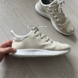 Adidas Tubular Shadow White Suede